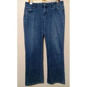 PrAna Women Blue Side‎ Stitch Bootcut Denim Jeans Size 10/30